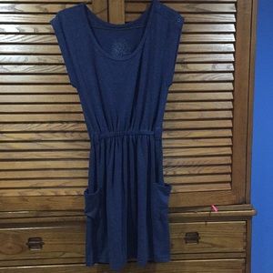 Blue cotton dress-small